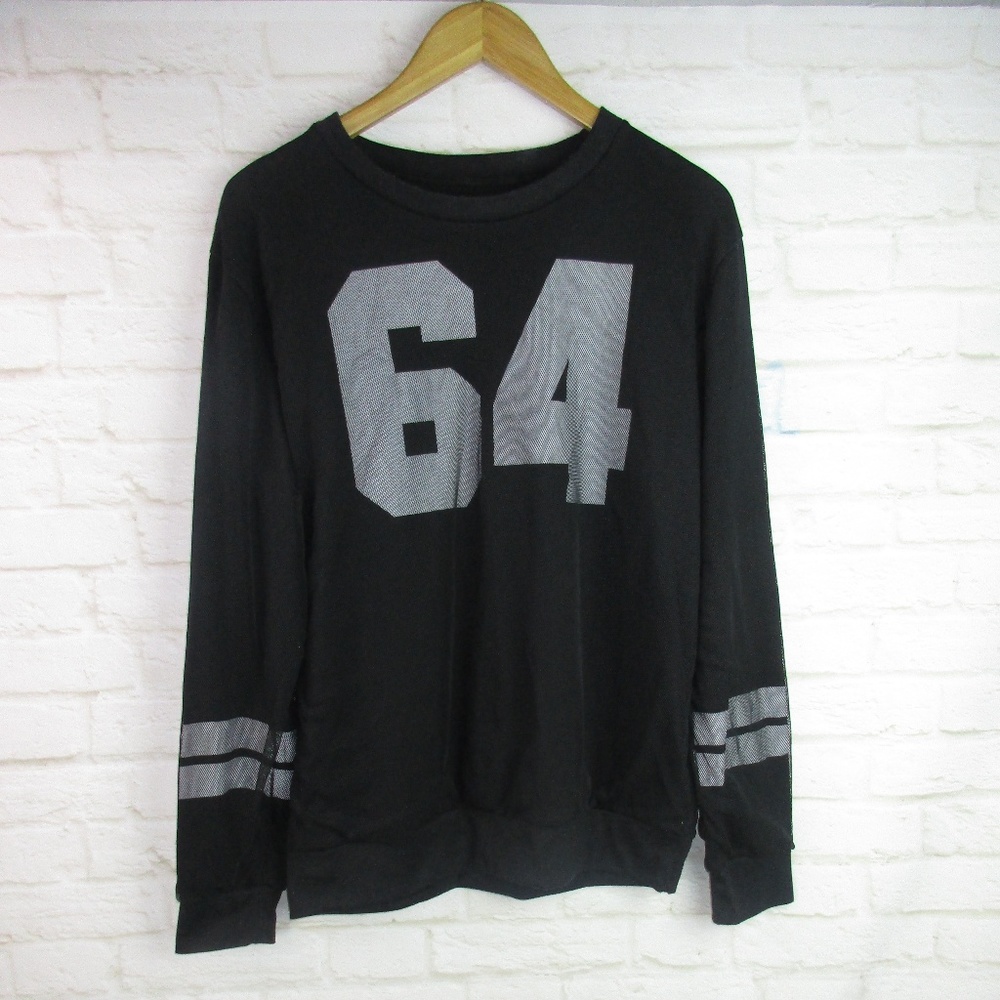 Trestles Supply Co Jersey Net Black Crew
